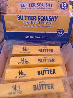 Butter Squishy Toy
