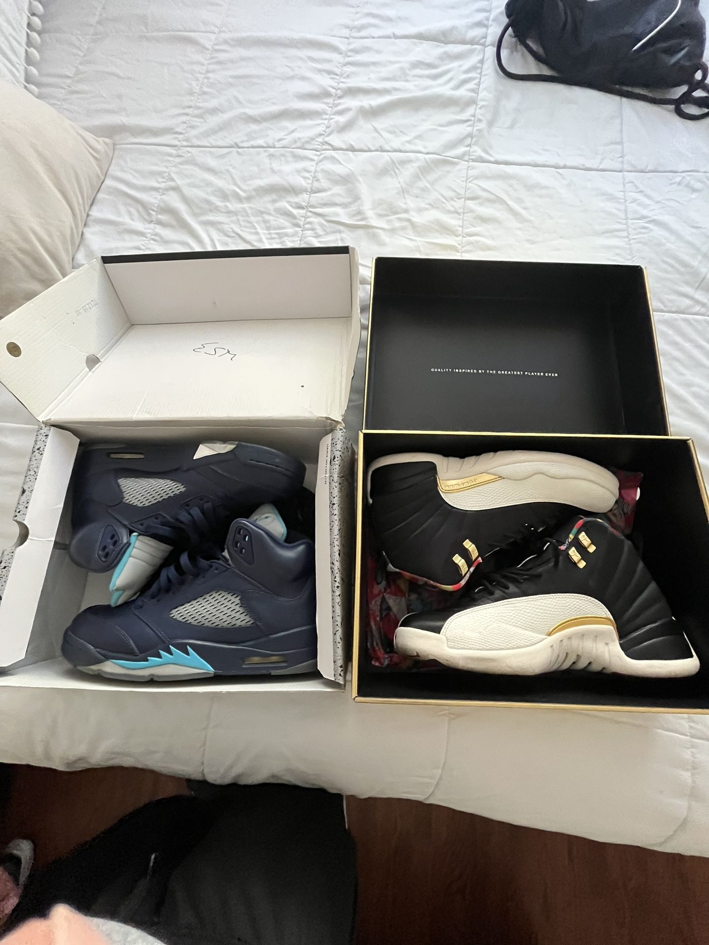 Jordan 12 cny and Jordan 5 pre grape