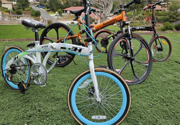 3 Folding Bikes W/Bags