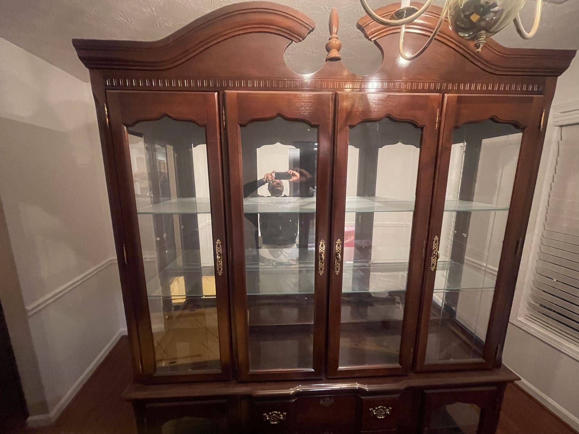 China Cabinet - Brown