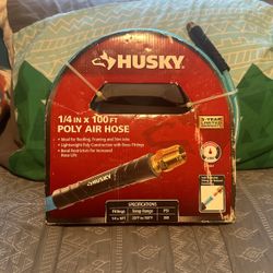 Husky 1/4 in. x 100 ft Air Hose psi 300