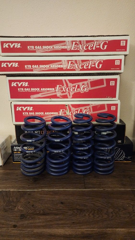 2005-2011 Acura Rl H&R Lowering Springs And Brand New Kyb Shocks