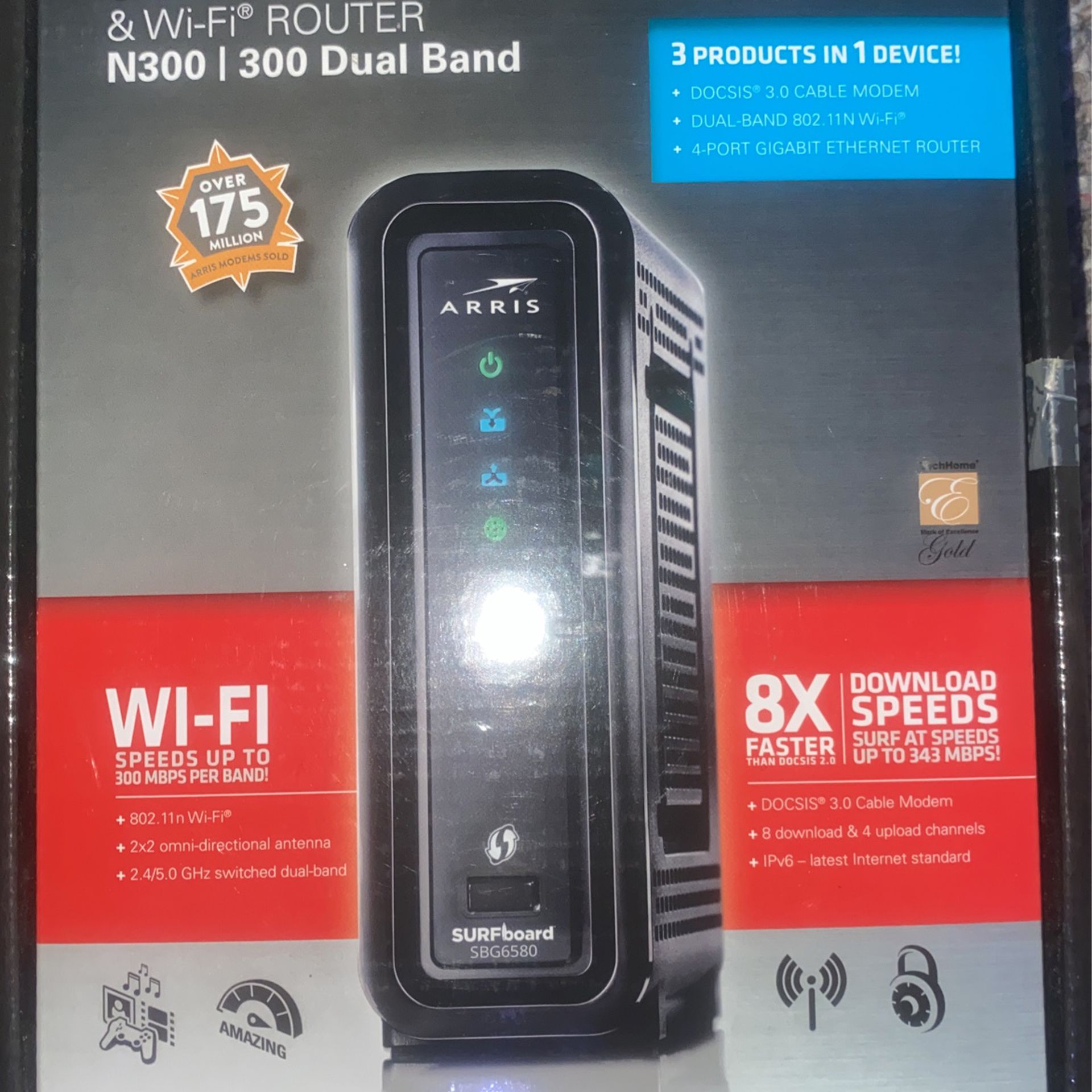 Arris Cable Modem/ Router N300 Duel Band