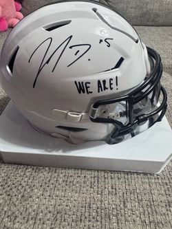 Jahan Dotson Signed Penn State Lions Replica Speedflex Midi Helmet Beckett