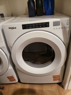 Whirlpool Front-Load Dryer and Washer White