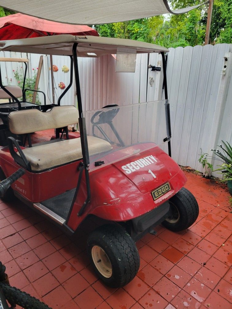 Ezgo Golf Cart 36volt Runs Included Charger