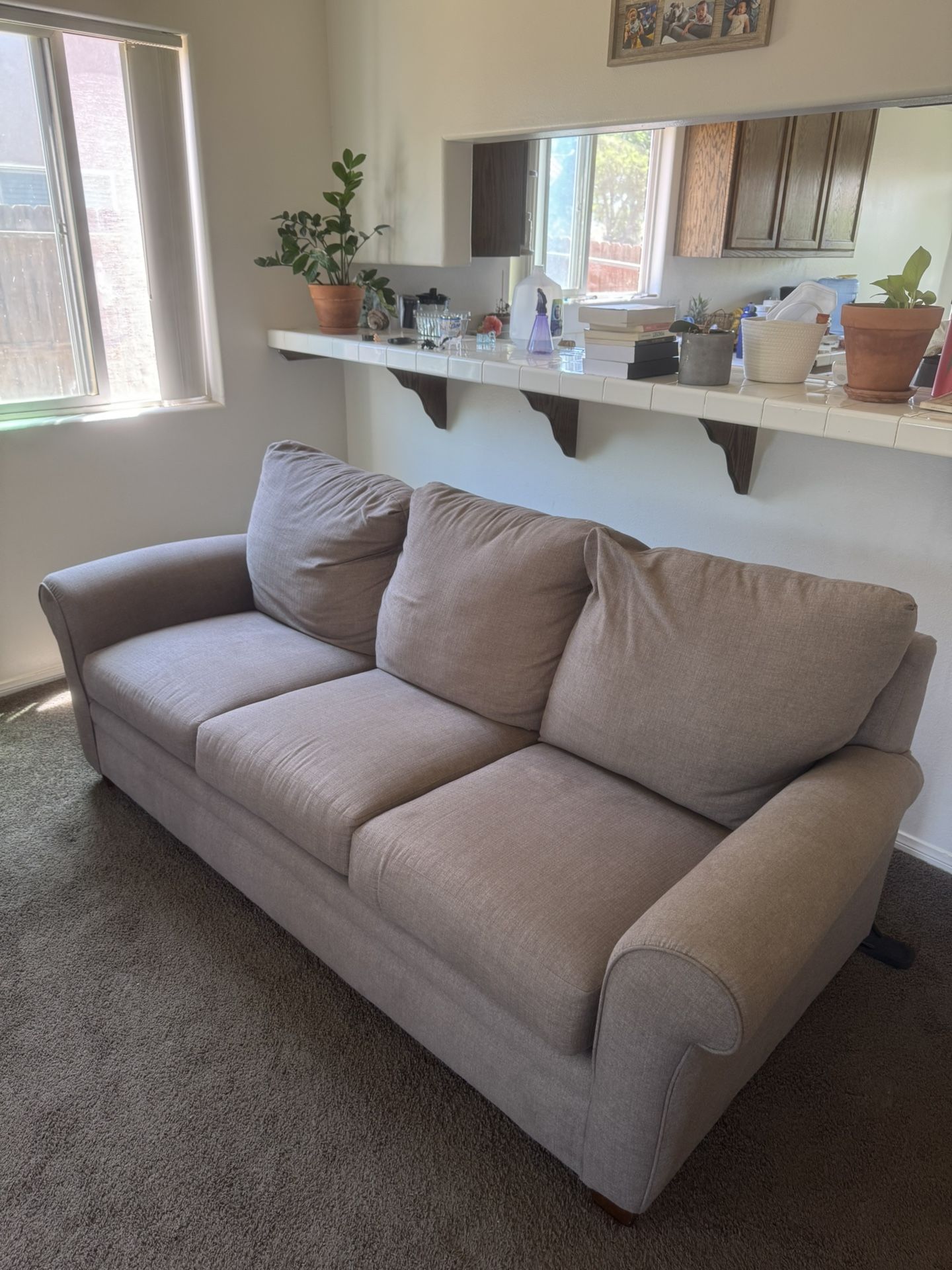 Gray Lazboy Couch