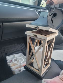 Rustic Candle Holder Decor