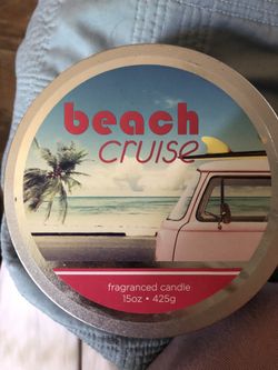 New 3 Wick Candle- Beach Cruise