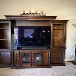 Walnut Entertainment Center