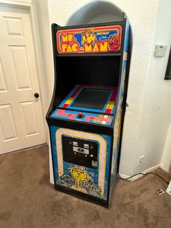 Ms. Pac-Man Arcade Machine by Midway a Bally Co.