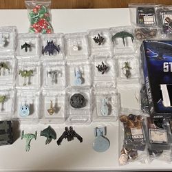 Star Trek Attack Wing Lot 29 Ships With Starter Set