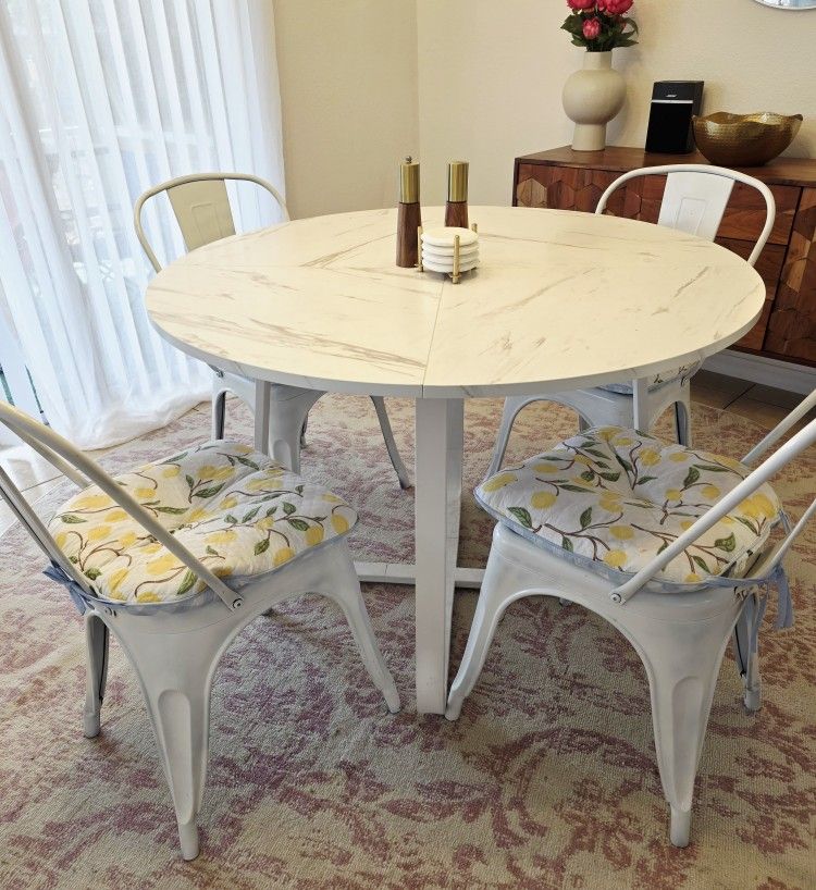 Dinning Chairs Set Of 4 Borowski 17.7" Metal Stacking Chairs