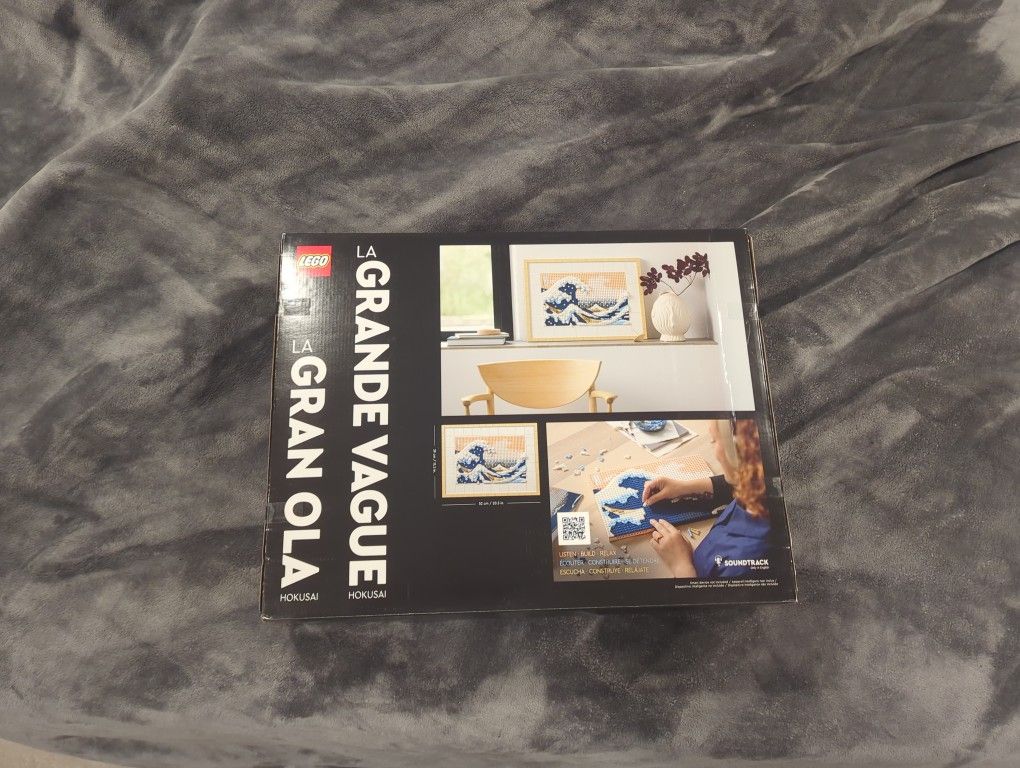 LEGO Art Hokusai The Great Wave Framed Japanese Wall Art Building Set