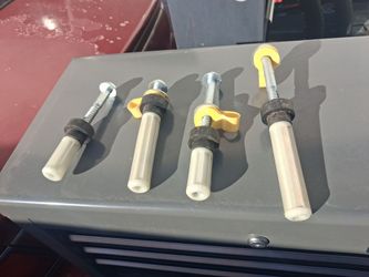 Lag bolts for front load washer/dryer