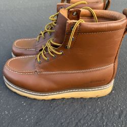 Die Hard Men's CLASSIC Work Boot 6" SureT Soft Toe 12d WIDE - BROWN