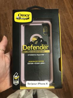 iPhone X case otter box defender