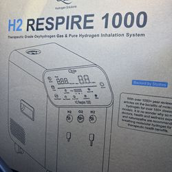 brand new - Never used Qlife H2 Respire 1000 Hydrogen Inhalation Therapy Machine