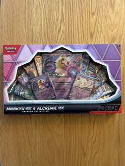 Pokemon Mimikyu Ex and Alcremie Ex Premium Collection