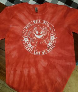 Holloween Tie Dye Well, Well, Well Shirt