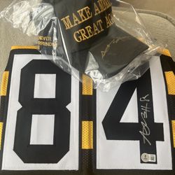 Signed Jersey And Hat By Antonio Brown