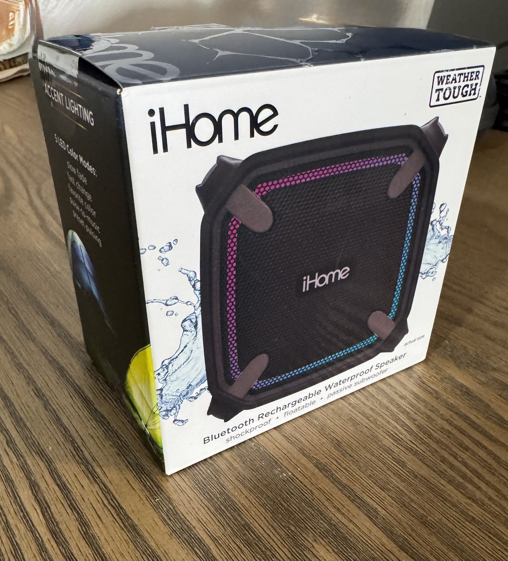 NEW iHome Bluetooth Waterproof Speaker – Sealed Box