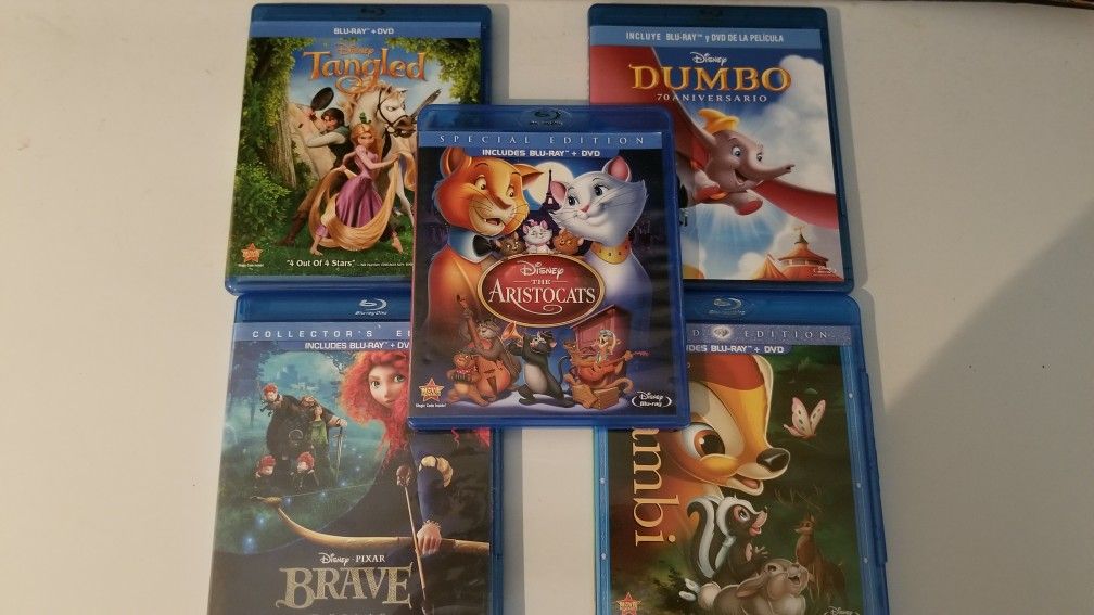 Disney Bluray Lot