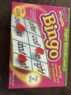 Bingo - Sight Words Level 2