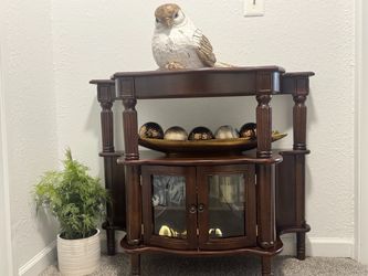 Wood curio/display