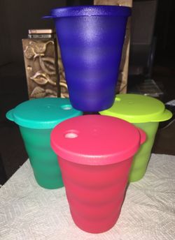 Vasitos antideramantes tupperware