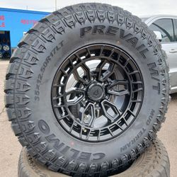 17x9 Arena Wheels 6x139 On 35 12.50 17 Celimo MT🔥🔥✅️