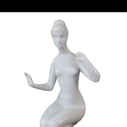 Vintage Art Deco Nude Woman Female Figurine Statue Sculpture by Royal Dux