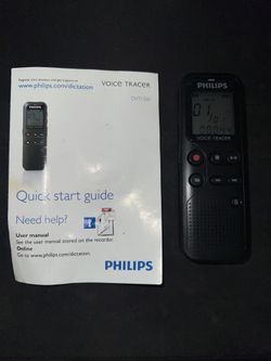 Philips DVT1160 VoiceTracer Audio Recorder Working