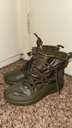 Green Nike Weather boots