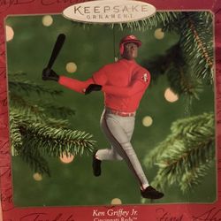 Ken Griffey 2000 Cincinnati Reds Hallmark Christmas Ornament
