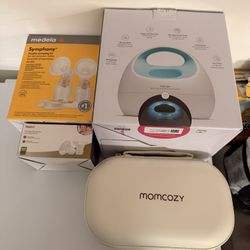Medela Symphony Breast Pump Kit + Momcozy Pump + Flange Kit Bundle (Like New)