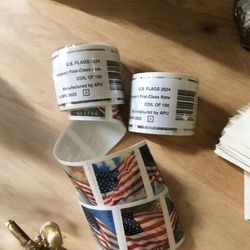 1 Rolls 🇺🇲 US Flag 2024 USPS Forever® Postage Stamps