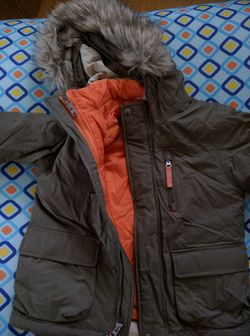 Brand New Lands End 4-in-1 insulated expedition parka kids size 5-6