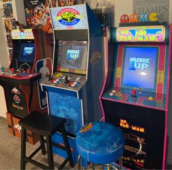 Arcade 1 up games ( Mrs Pac-Man, Street-fighter 2, NBA Jam)
