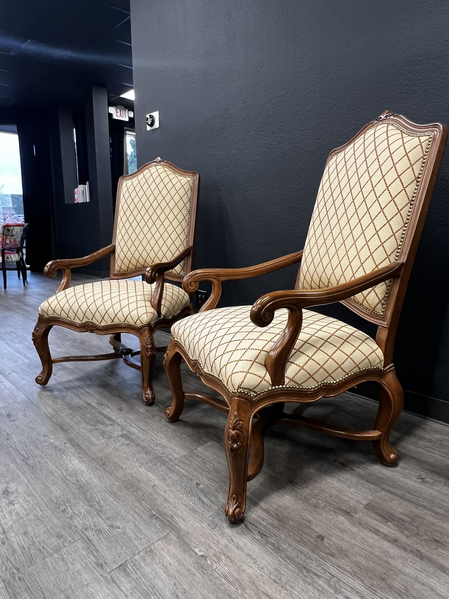 OBO - Pair of Custom Louis XV-Style Armchairs