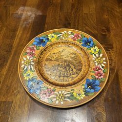 Hand Painted German Wall Plate 