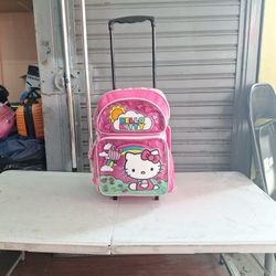 Hello Kitty  Rolling  Backpack 