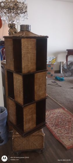 Rotating Bookshelf Vintage