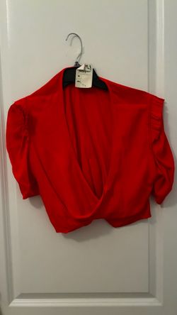 Signature 8 Red Crop Top