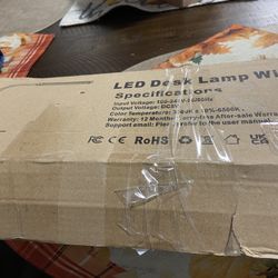 LED Desk Lamp With Clamp