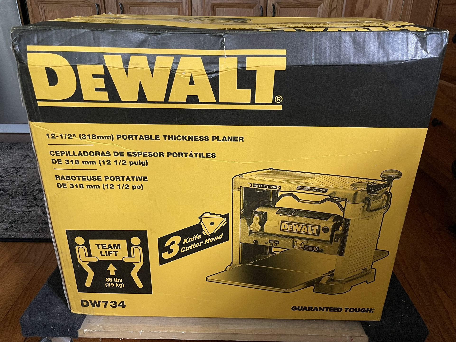Dewalt 12-1/2” Portable Thickness Planer (DW734)