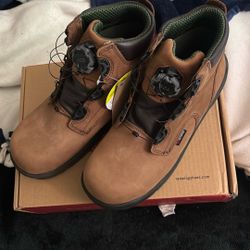 6” Brown Wo Aluminum Toe Size 10mens W