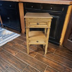 Small two Tier wooden Bookshelf/Nightstand read description for details 