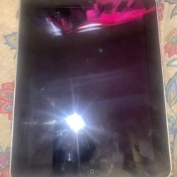 Apple iPad 1st Generation A1219 Black 32GB UNTESTED.  Turns on the Apple icon then  shuts