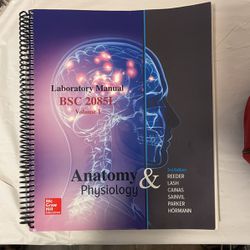Anatomy & Physiology BSC2085L Vol 1 3rd Edition